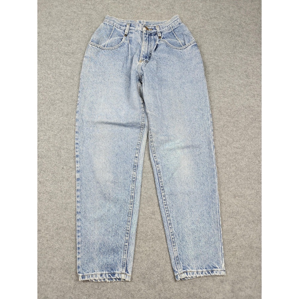 Vintage L.L. Bean Mom Jeans Womens 8 Blue Stone Wash High Rise Relaxed Denim USA